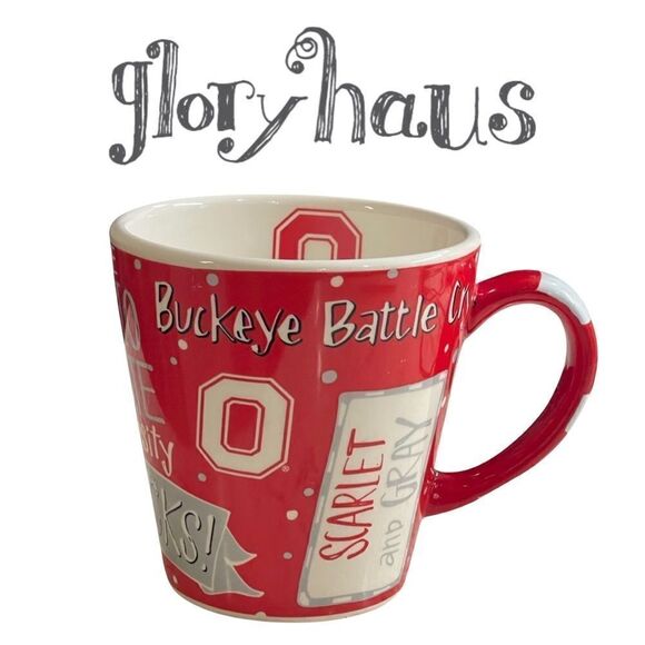 Glory Haus The Ohio State University OSU Go Bucks! Coffee Mug NWOT - Picture 1 of 8